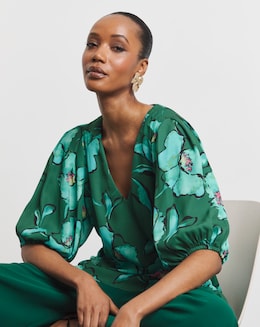 Joanna Hope Puff Sleeve Blouse