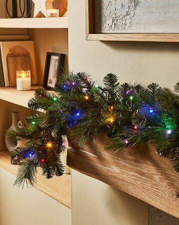 Zermatt Dual Colour Pre-Lit Garland - 1.8m