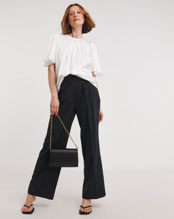 Angel Sleeve Satin Top