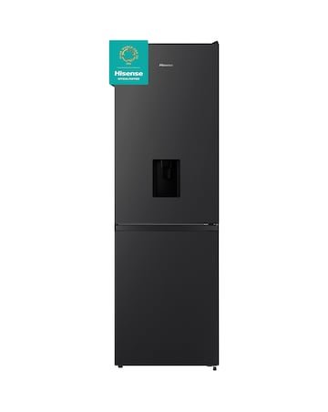 Hisense RB390N4WBE Fridge Freezer Black