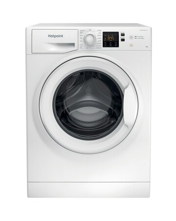 Hotpoint Anti-Stain NSWM 846 W UK 8kg 1400rpm Washing Machine White + Install