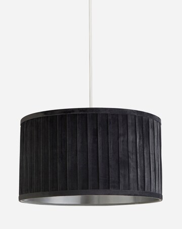 Pleated Velvet Grey Shade
