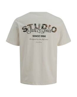 Jack &amp; Jones Yuki Back T-Shirt Crew Neck