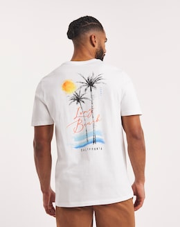 Long Beach Print Graphic T-shirt