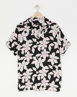 Floral Printed Holiday Shirt