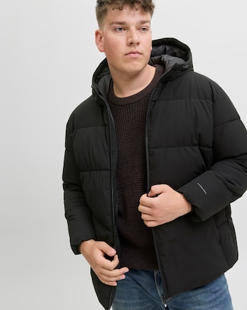 Jack & Jones Global Puffer Coat - Black