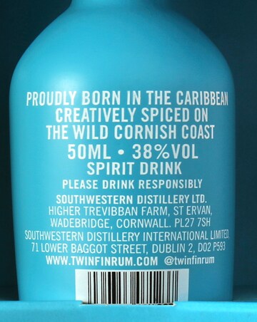 Twin Fin Rum Miniature Gift Set 3 x 50ml