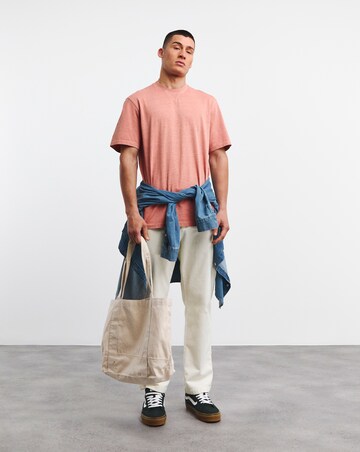 Over Dyed Marl Relaxed Fit T-Shirt Long