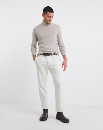 Merino Wool Roll Neck Jumper