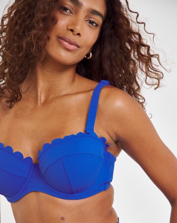 MAGISCULPT Contour Me Scalloped Edge Bandeau Bikini Top