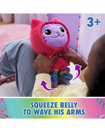 Gabby's Dollhouse Move & Groove DJ Catnip 10-inch Plush Toy