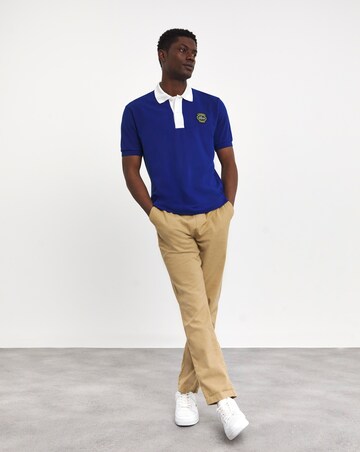 Lacoste Royal Blue Badge Polo Shirt