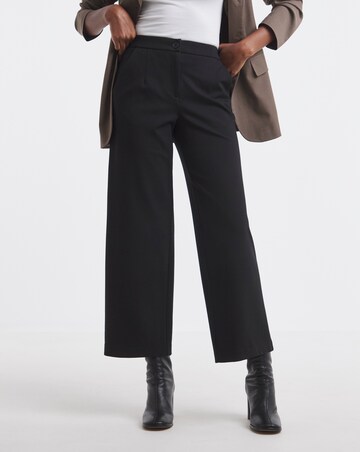 Black Ponte Straight Leg Trouser