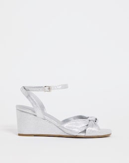 Joanna Hope Knotted Vamp Wedge Sandal EEE Fit
