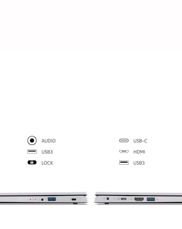 Acer Aspire 3 Laptop - 15.6in FHD AMD Ryzen 3 8GB 256GB