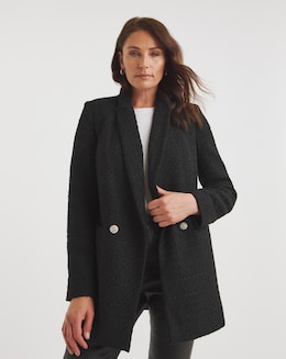 Boucle Double Breasted Blazer