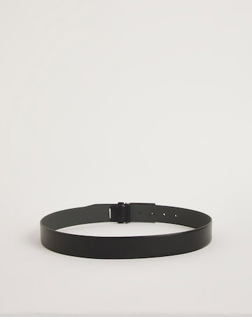 BOSS Icon Plaque Leather Belt