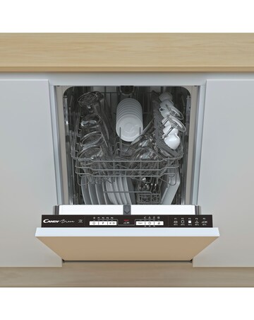 Candy Brava CDIH 2L952-80 Integrated Slimline Dishwasher 9 Place Black Install