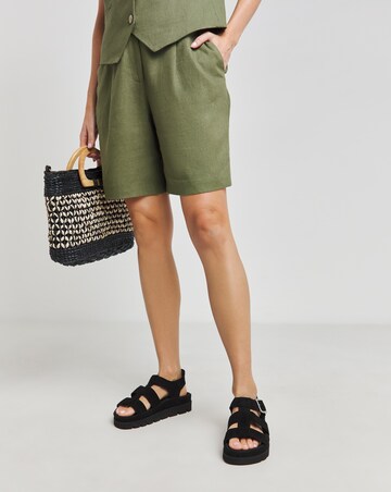 Sakura Fisherman Suede Flatform Sandals Extra Wide EEE Fit