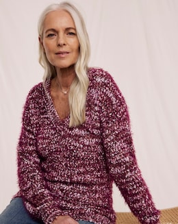 Julipa V Neck Popcorn Jumper