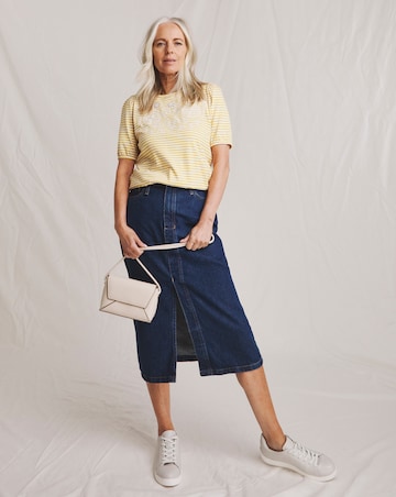 Julipa Embroidered Stripe T-Shirt