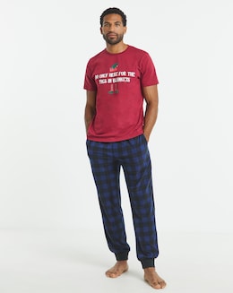 Christmas Graphic Check Pyjamas