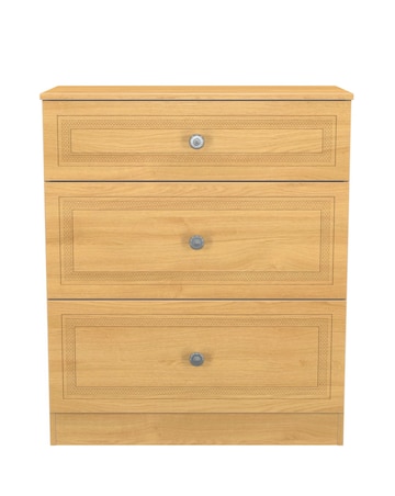 Richmond Ready Assembled 3 Drawer Chest
