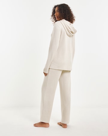 Pretty Secrets Lurex Ribbed Hooded Lounge Set