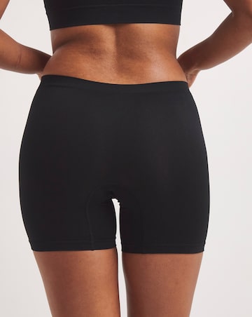 Pretty Secrets (3 Pack) Seamless Comfort Shorts Black