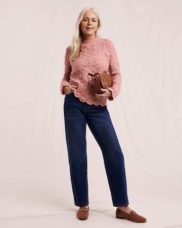 Julipa Pointelle Scallop Jumper