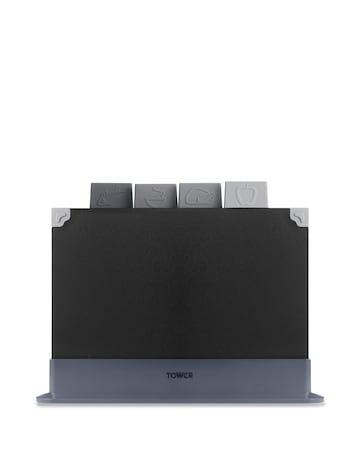 Tower 4 Piece Chopping Board Set