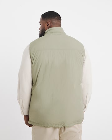Stone Wadded Gilet