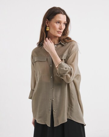Voile Utility Detail Shirt