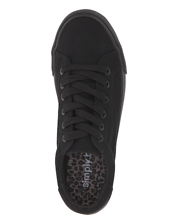 Busselton Lace Up Leisure Pumps Extra Wide Fit