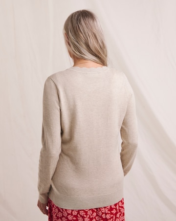 Julipa Scalloped Edge Button Down Cardigan