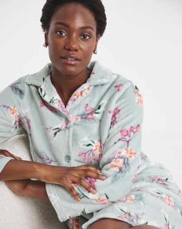 Julipa Button Through Midi Dressing Gown