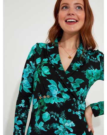 Joe Browns Hallie Jersey Print Wrap Top