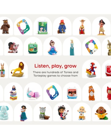 Toniebox 2 Sunset Red Starter Set and 2 Peppa Pig Audio Characters Bundle