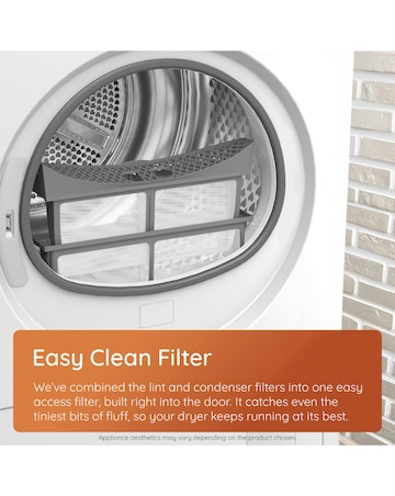 Hotpoint FabicCare C HSD 82M WW UK 8kg Heat Pump Tumble Dryer White + Install