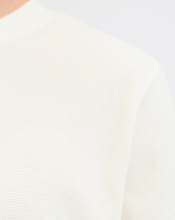 Jack & Jones Leo Textured T-Shirt - Cream