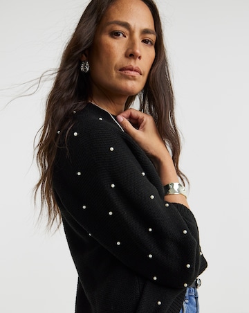 Black Pearl Short Sleeve Jumper