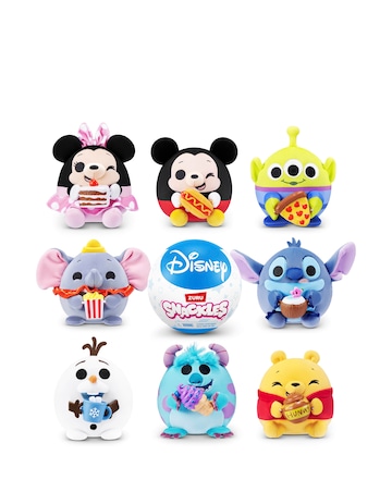 Snackles Disney 5-inch Plush Mystery Capsules Twin Pack