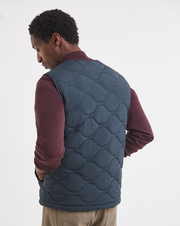 Onion Quilt Zip Through Gilet