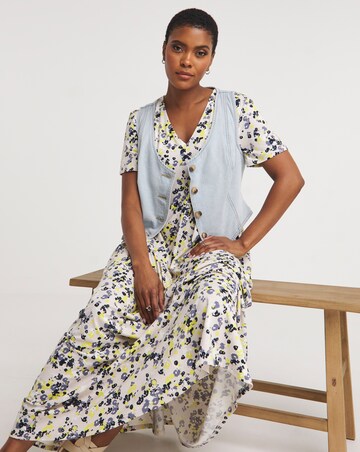 Soft Touch Tiered Asymmetric Swing Dress