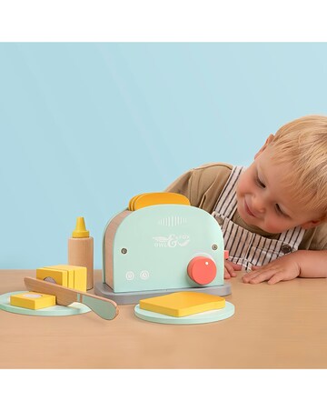 TP Owl & Fox Wooden Toaster Set