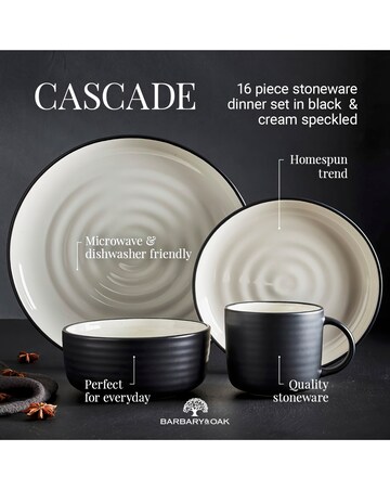 Barbary & Oak Cascade 16 Piece Dinner Set