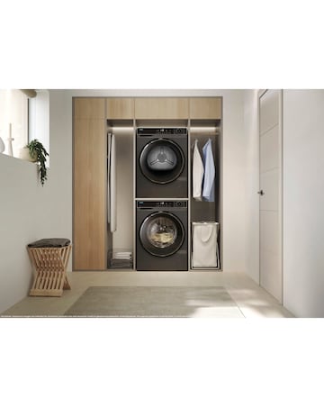 Haier X5 HD80-D357GU1-UK WiFi Connected 8kg Heat Pump Dryer Graphite + Install