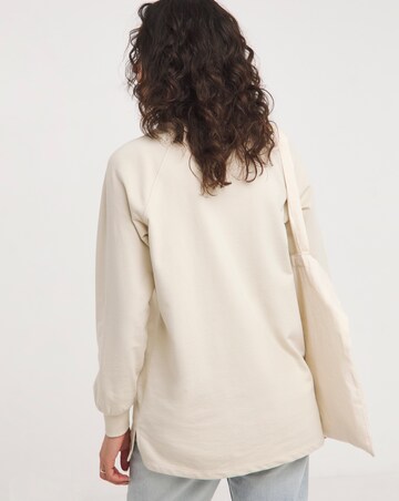 Oatmeal Classic Longline Sweatshirt