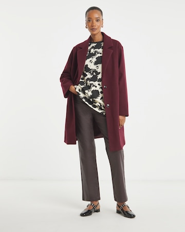 Cow Print Longline Sweatshirt