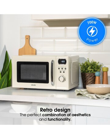 Abode AMD2004C 20L Digital Microwave - Cream